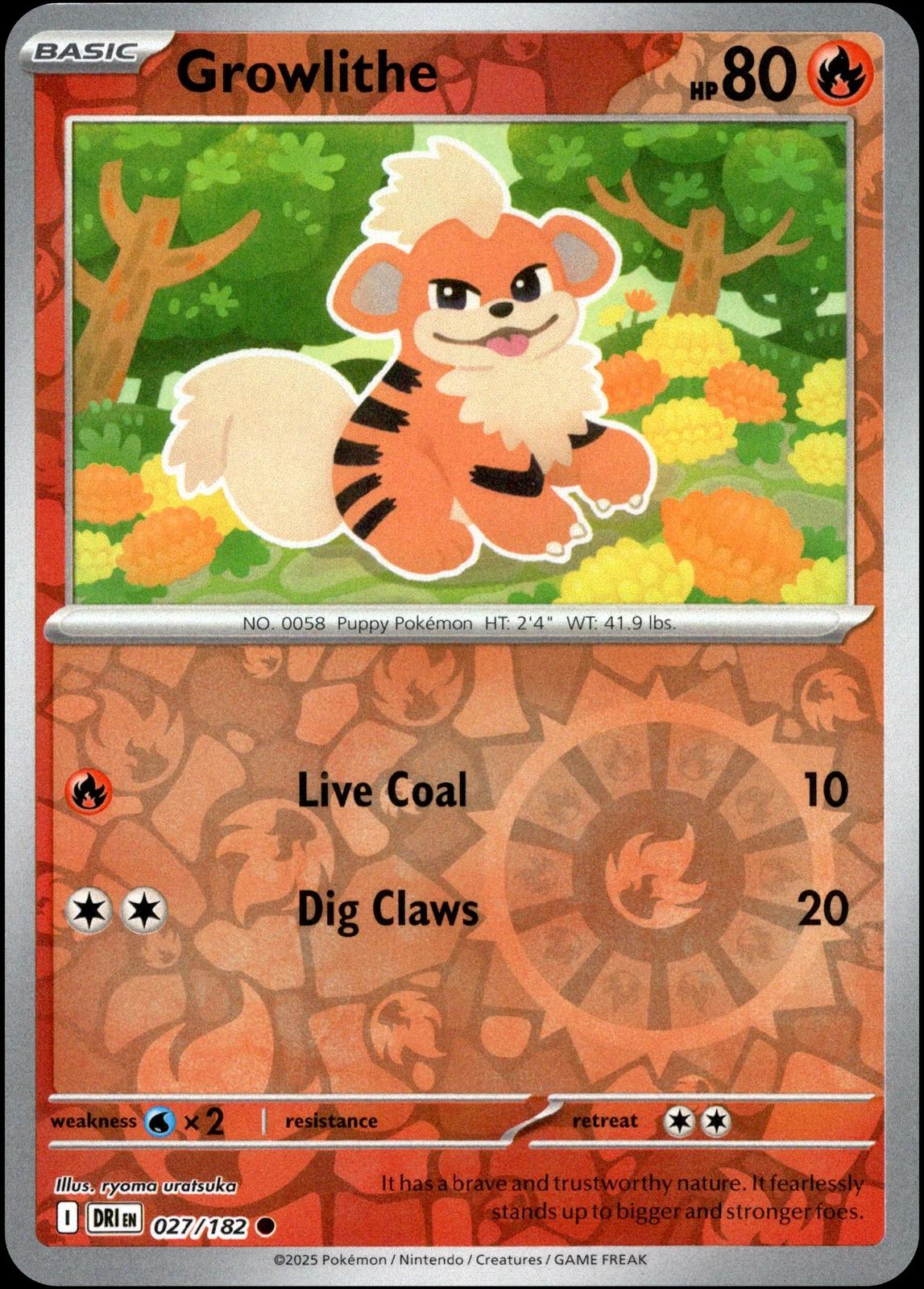 Growlithe [Reverse Holo]